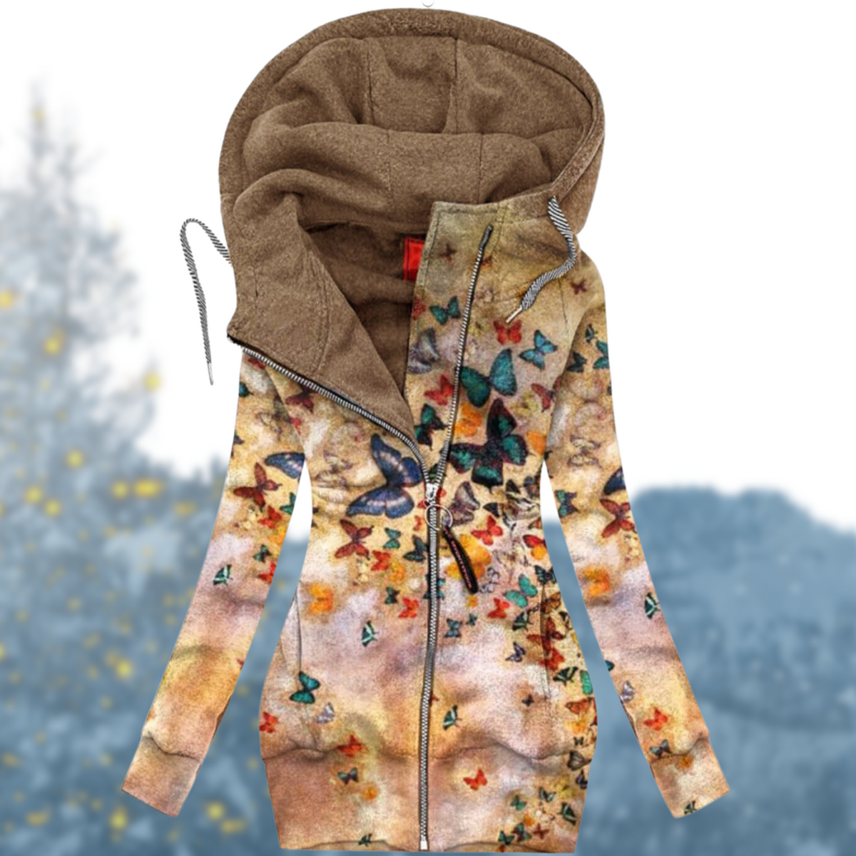 Pull Hiver Femme Avec Capuche Ajustable Moderne 6