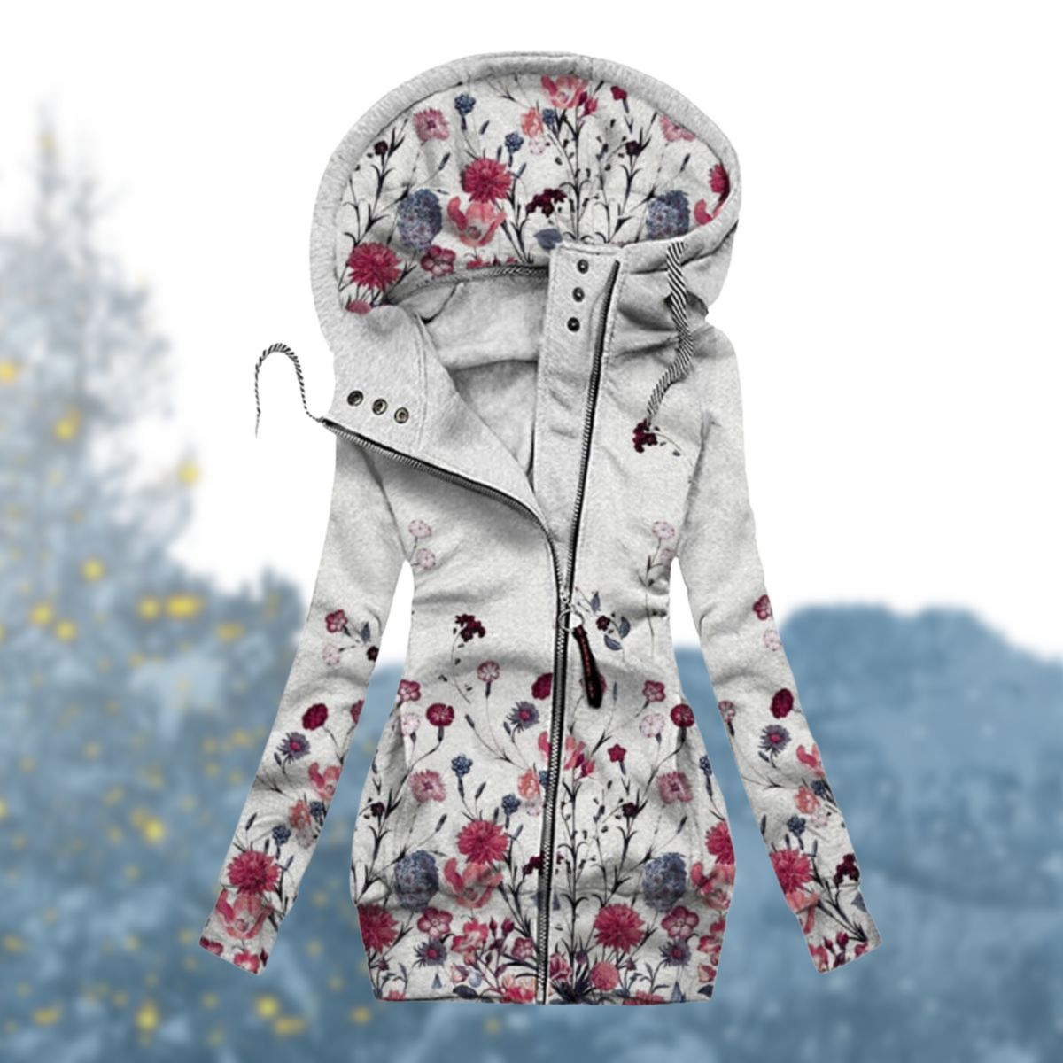 Pull Hiver Femme Avec Capuche Ajustable Moderne 8