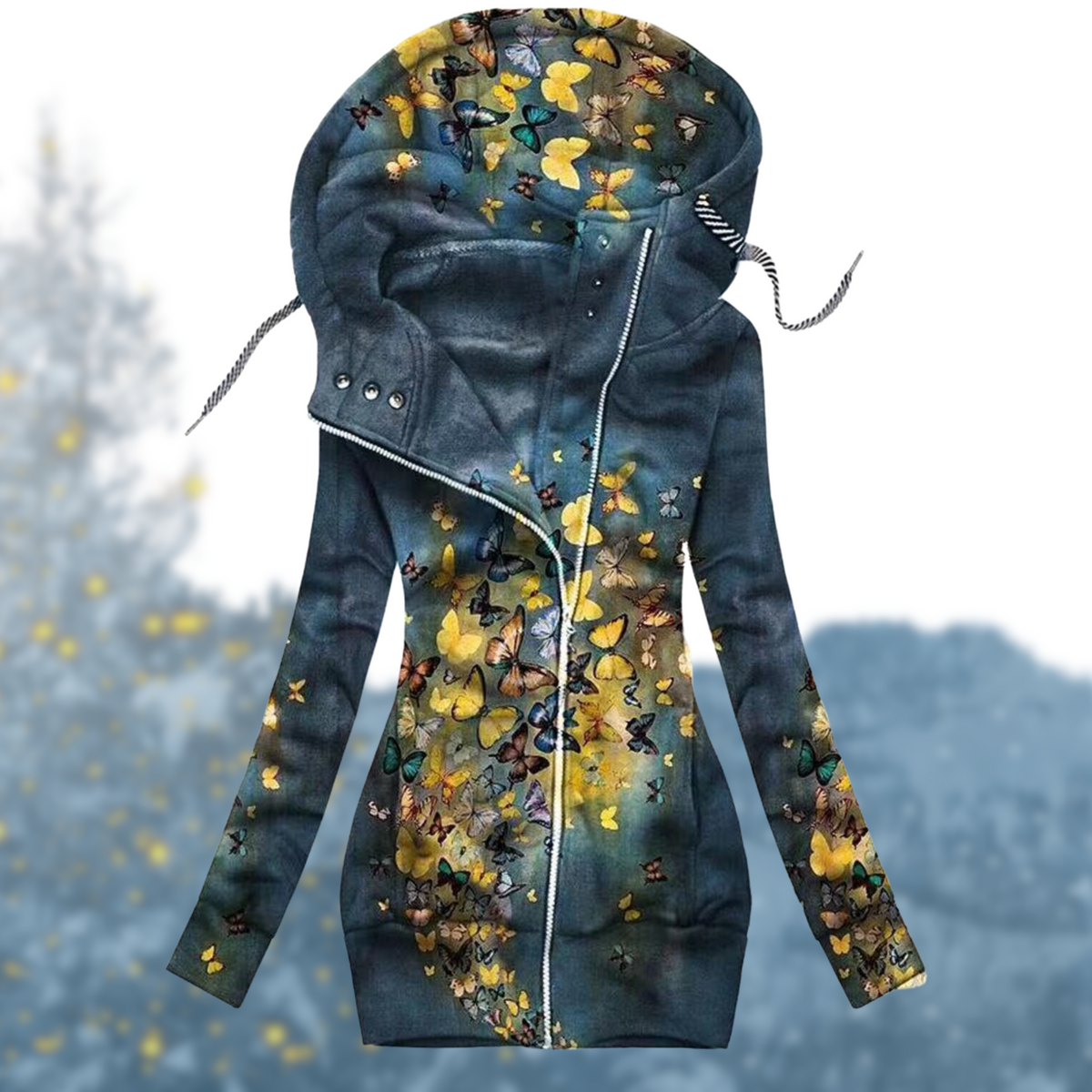 Pull Hiver Femme Avec Capuche Ajustable Moderne 9