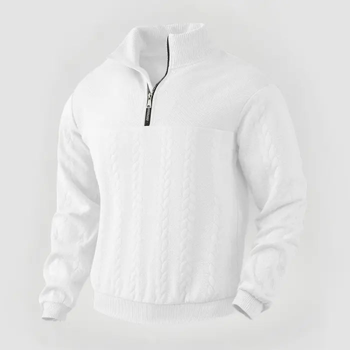 Pull Homme Classique à Zip Moderne 10