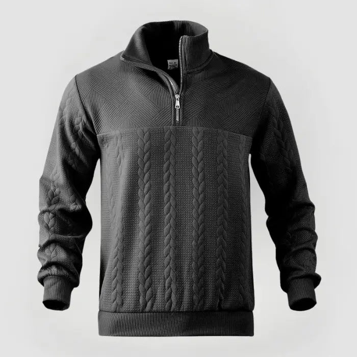 Pull Homme Classique à Zip Moderne 5