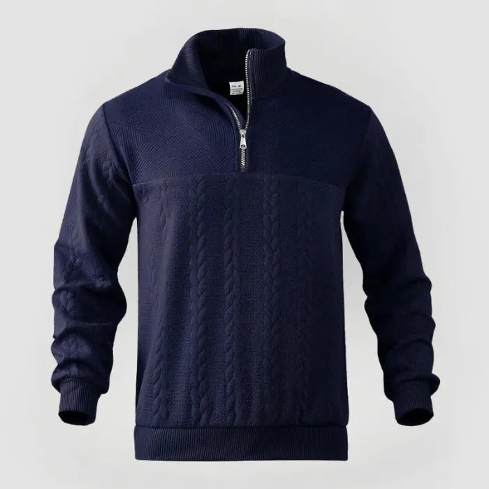 Pull Homme Classique à Zip Moderne 6