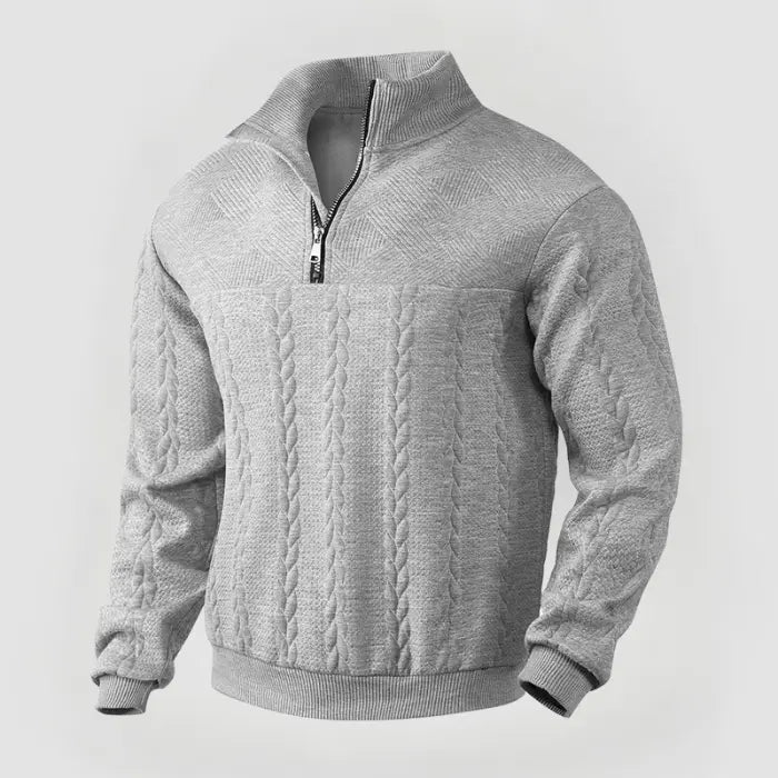 Pull Homme Classique à Zip Moderne 8