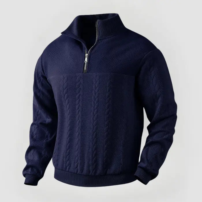 Pull Homme Classique à Zip Moderne 9