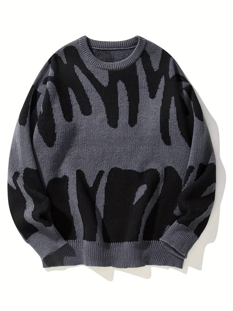 Pull Homme Décontracté en Tricot Moderne 0