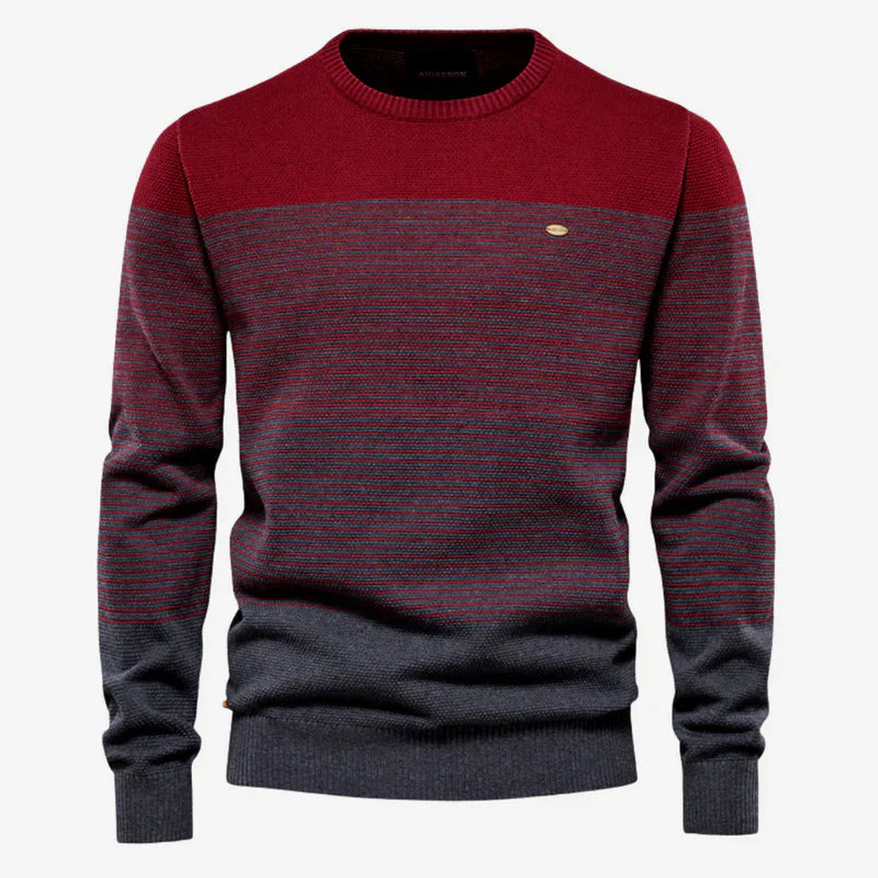 Pull à Rayures pour Hommes Style Décontracté 4
