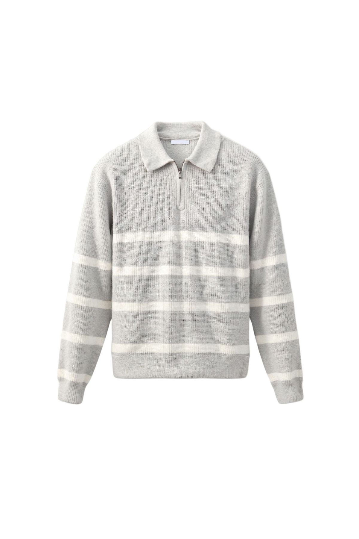 Pull à Zip pour Hommes en Mélange de Laine 0