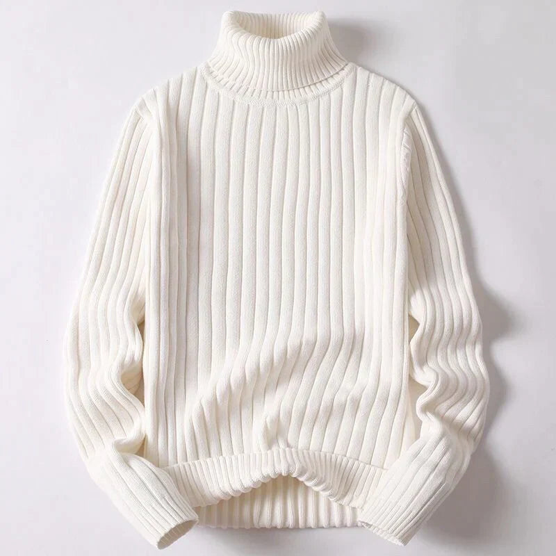 Pull à col roulé pour homme élégant 1