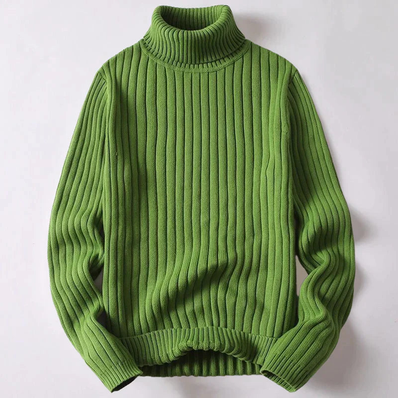 Pull à col roulé pour homme élégant 2