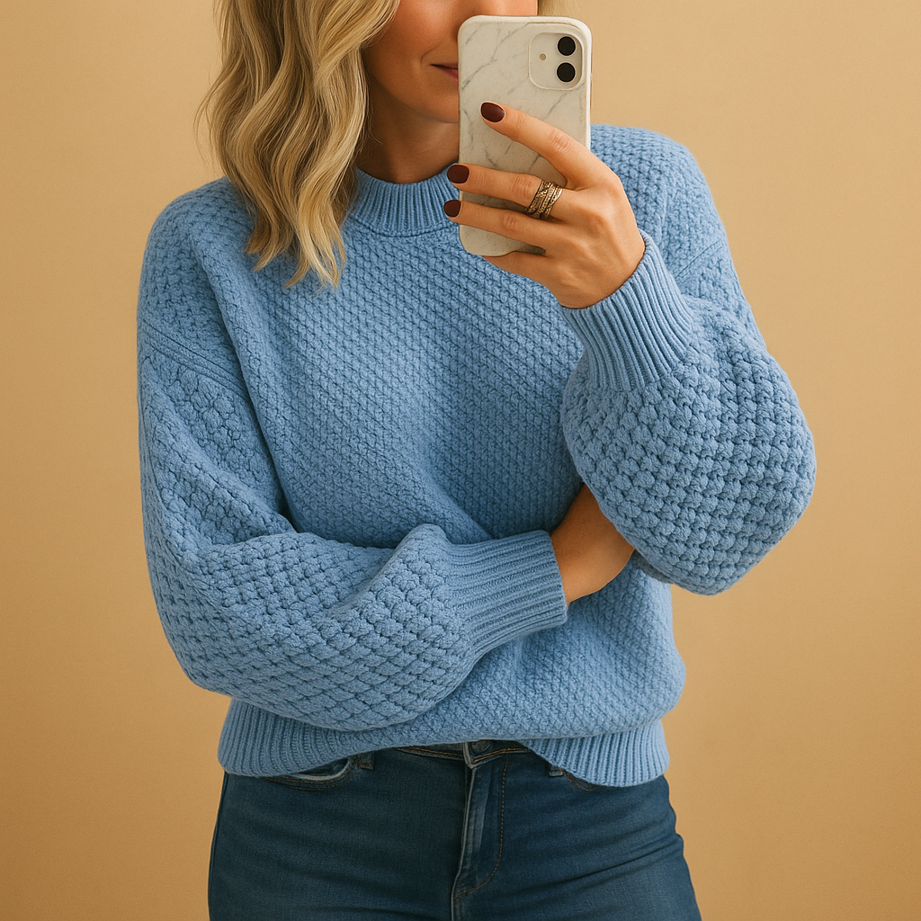 Pull en Tricot Texturé pour Femmes 3