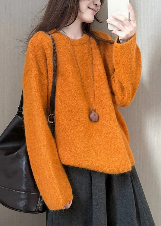 Pull oversize femme hiver ample 2