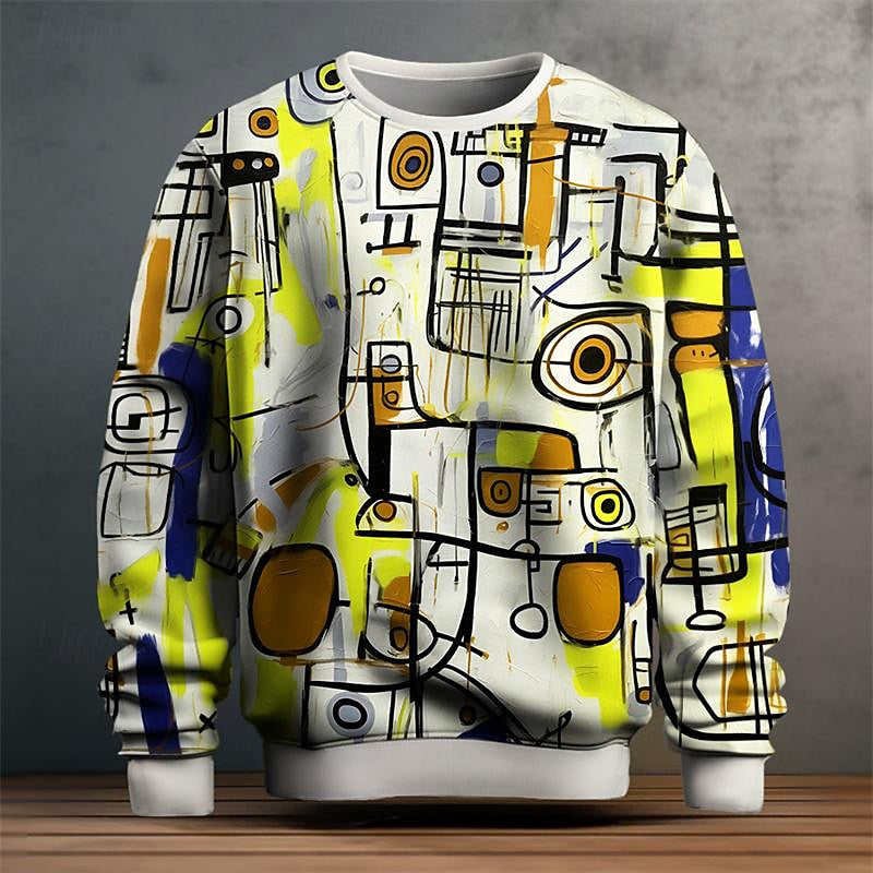 Pull pour Homme Style Cubiste 2