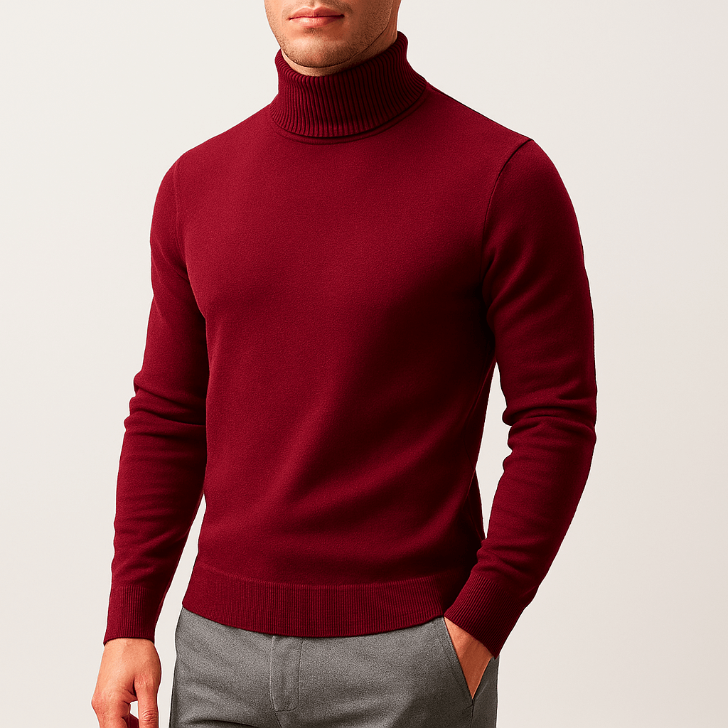 Pull pour Hommes à Col Roulé Chic 2