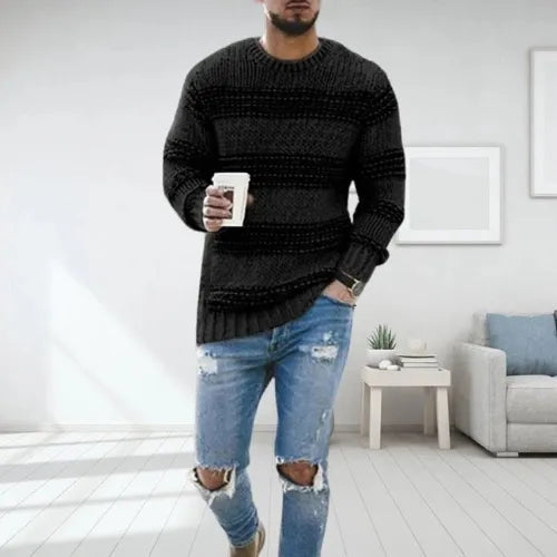 Pull pour hommes en tricot classique 2