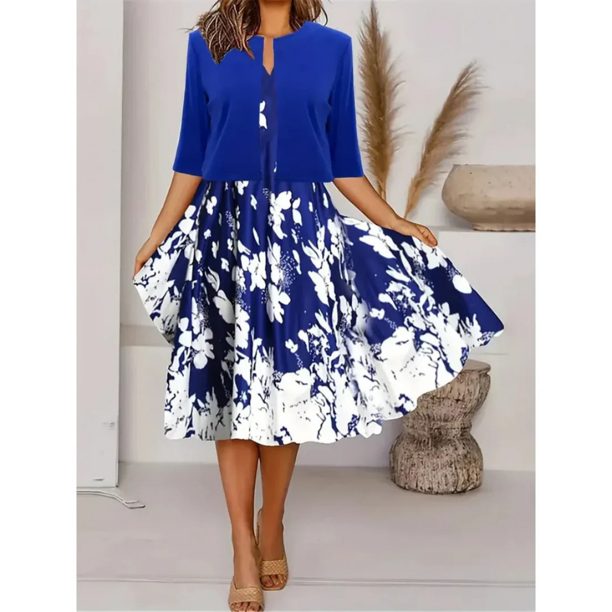 Robe Blazer Femme Imprimé Floral 0