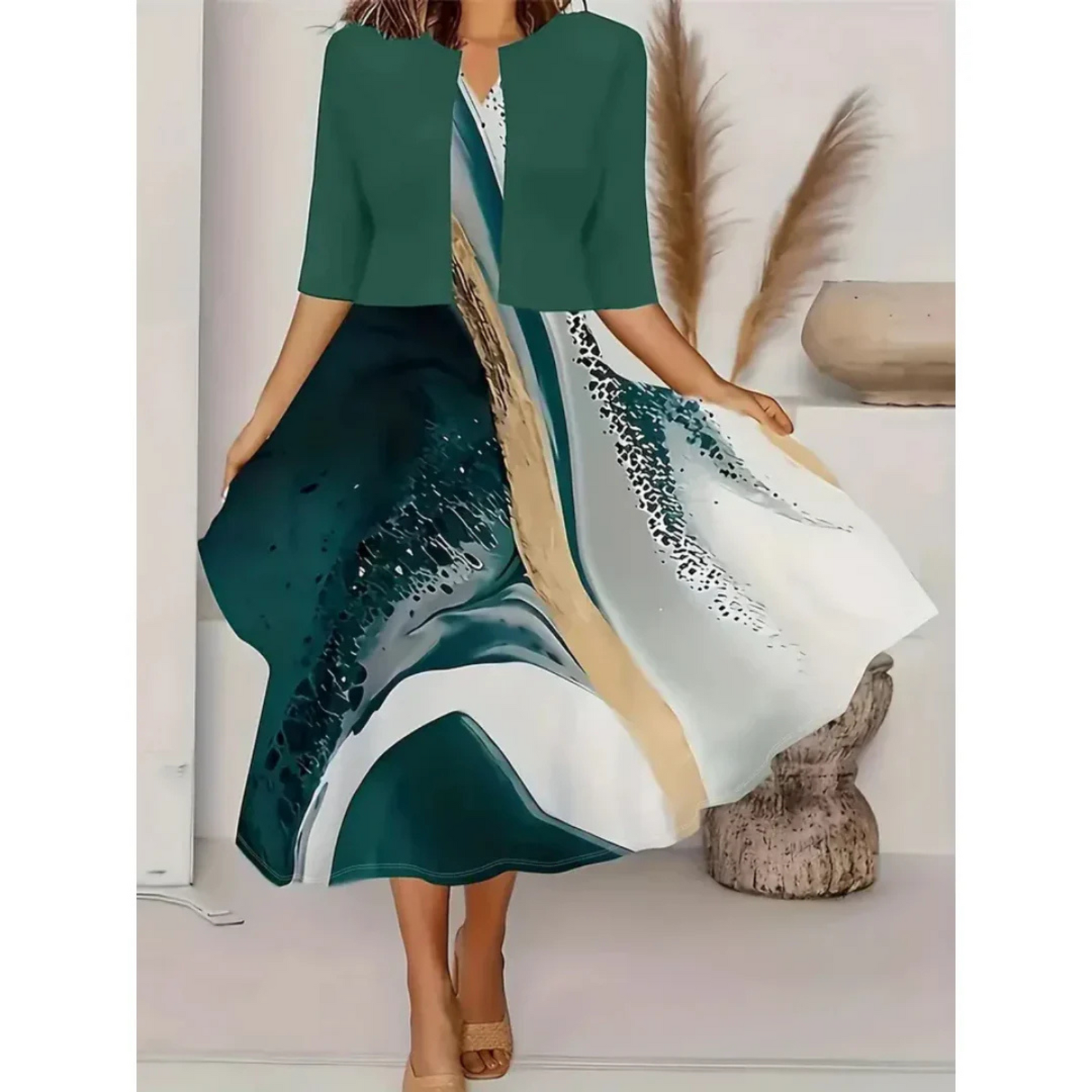 Robe Blazer Femme Imprimé Floral 2
