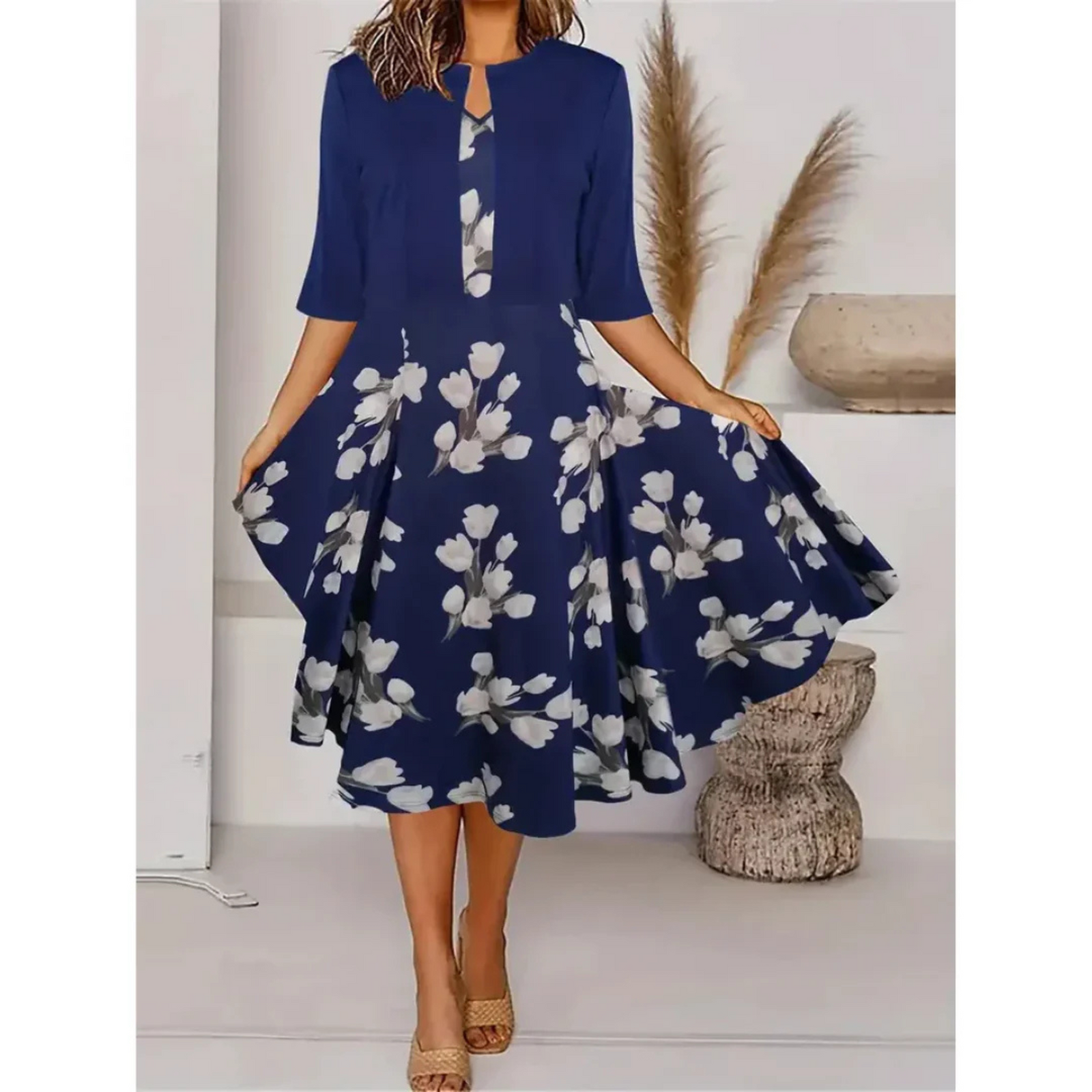Robe Blazer Femme Imprimé Floral 3