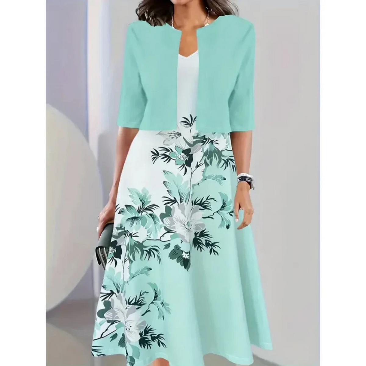 Robe Blazer Femme Imprimé Floral 6