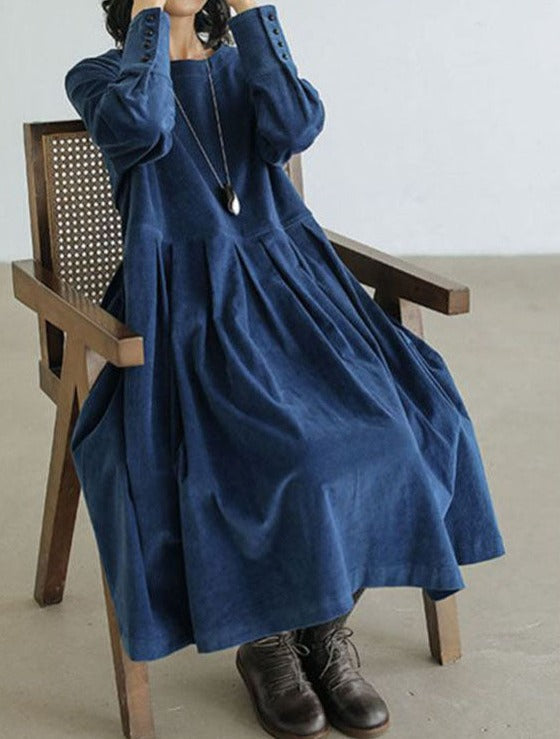 Robe Classique en Velours pour Femme 1