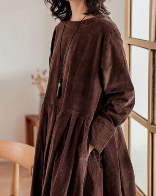 Robe Classique en Velours pour Femme 3