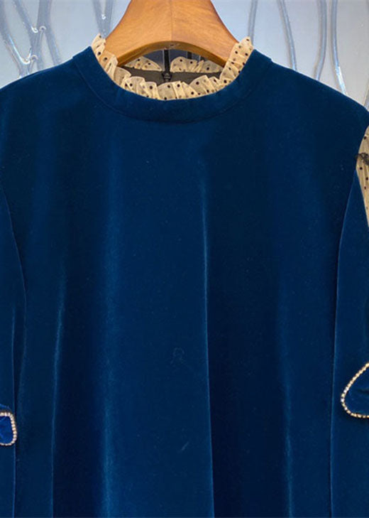 Robe Droite en Tulle Patchwork Printemps 2