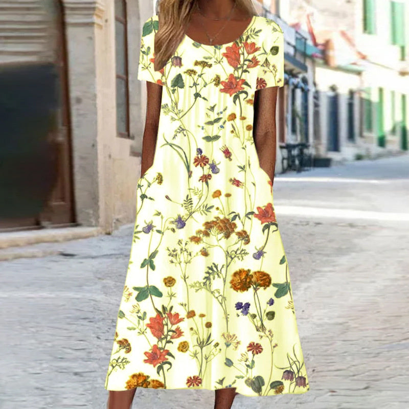 Robe Femme à Motif Floral Chic 2