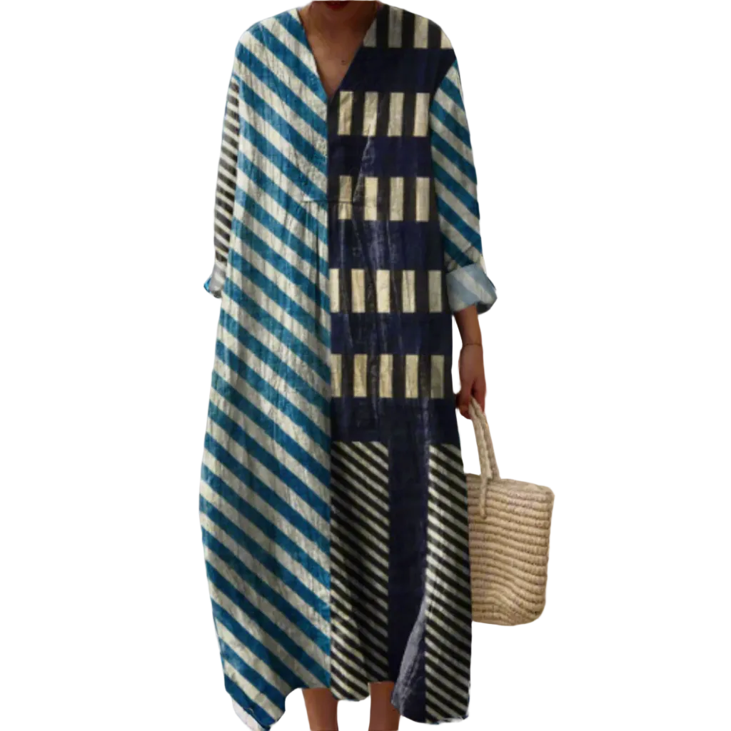 Robe Géométrique Femme Moderne 0