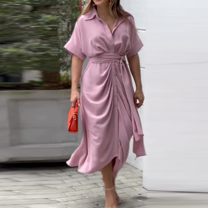 Robe Longue Femme Classique en Tissu Léger pour Soirée 4