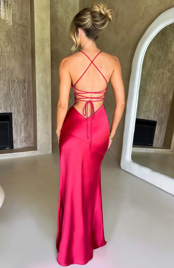 Robe Longue Femme Décolleté en V 7