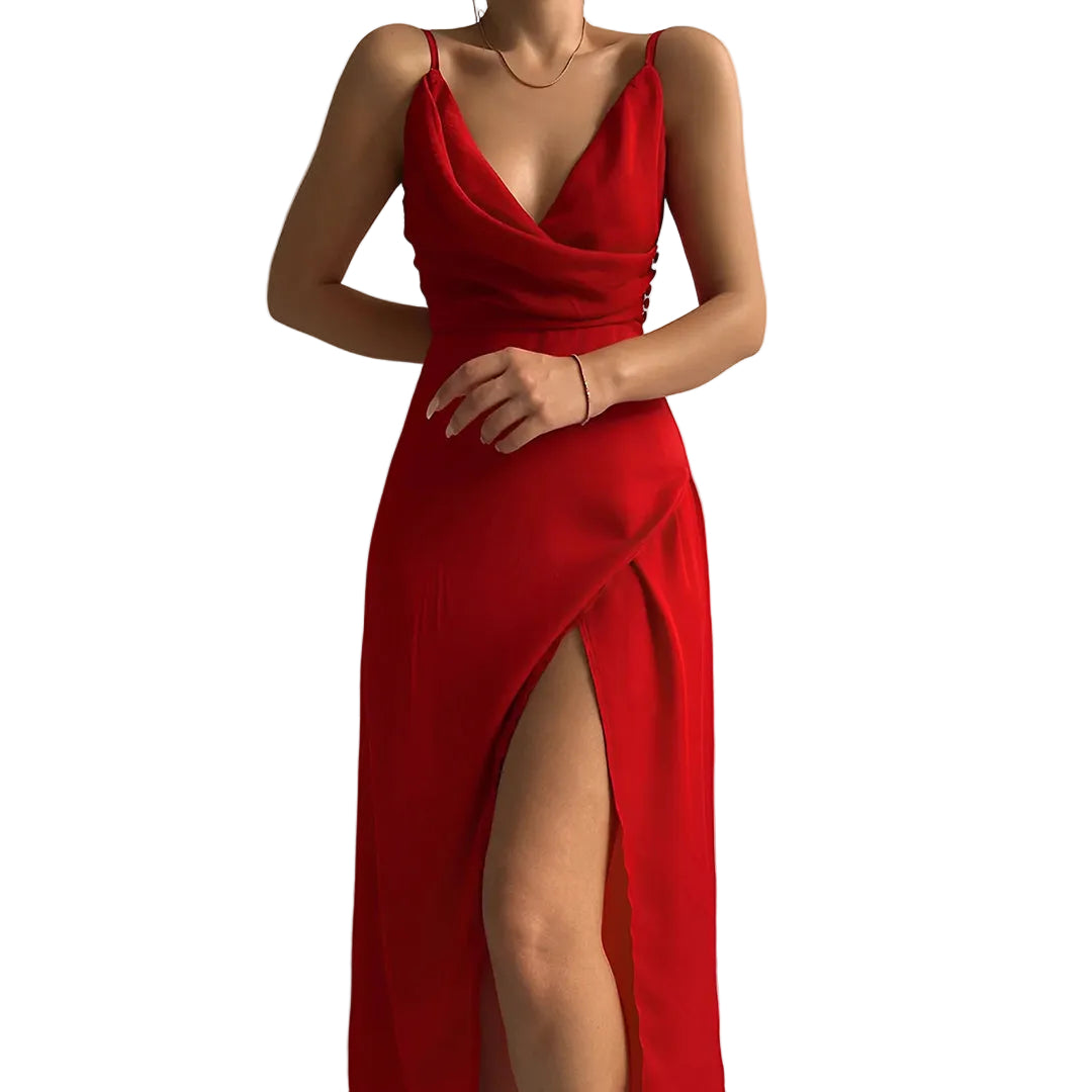Robe Longue Femme Fluide Pour Soirée Élégante 3