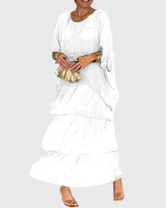Robe Longue Femme Fluide pour Été 6