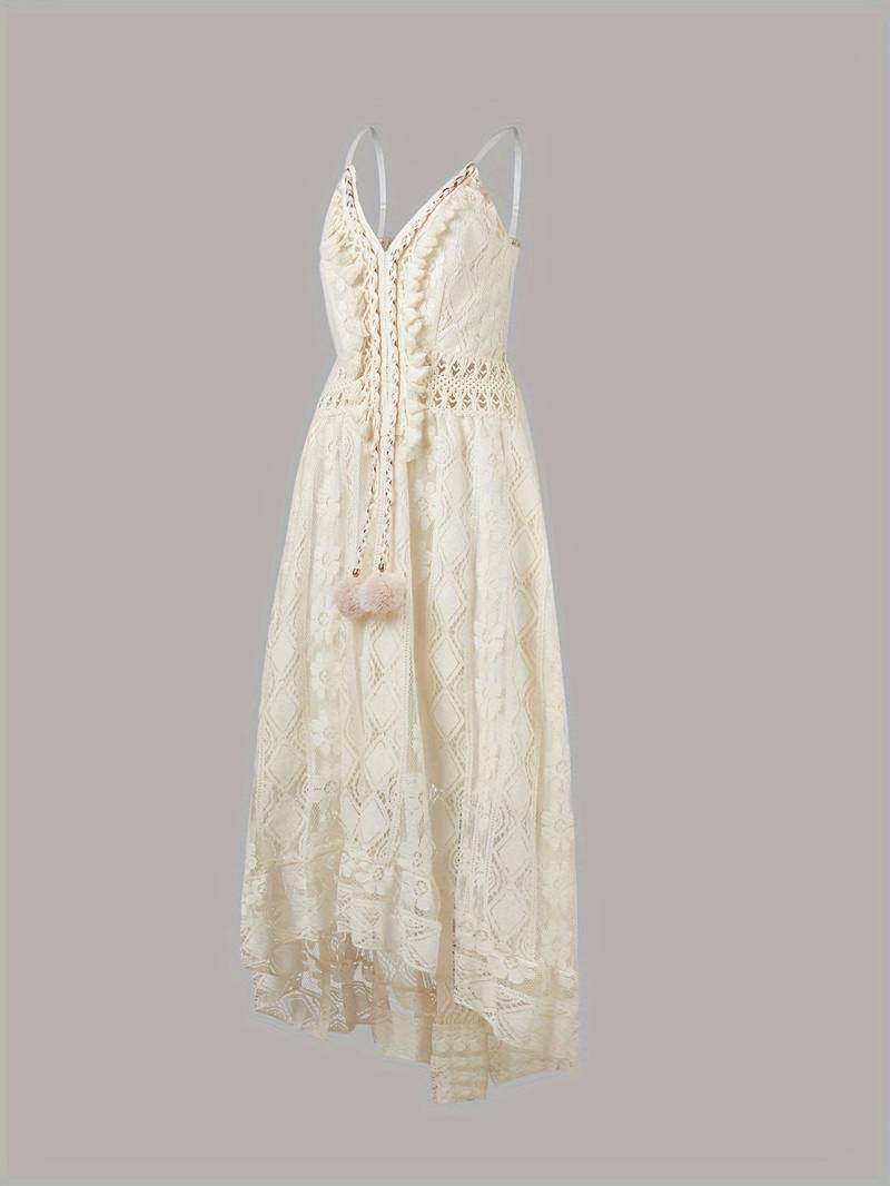 Robe Maxi Bohème à Bretelles Fines pour Femme 8