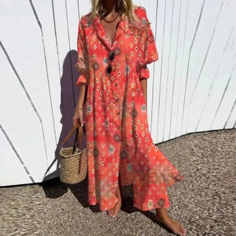 Robe Maxi Femme Boho Classique 5
