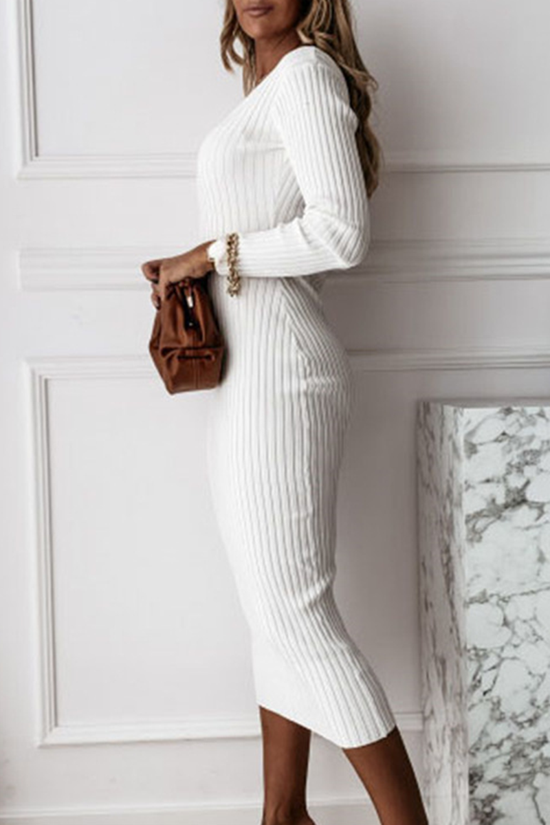 Robe Midi Moulante Côtière 1