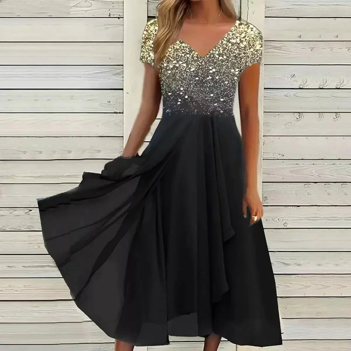 Robe Midi à Motif Fleuri pour Femmes 2