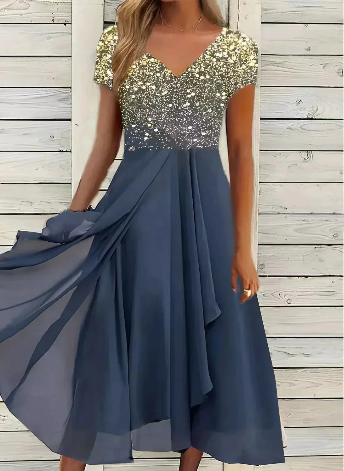 Robe Midi à Motif Fleuri pour Femmes 5