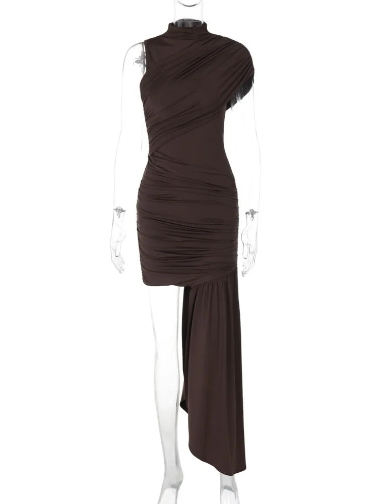 Robe Mini Drapée pour Femmes 5