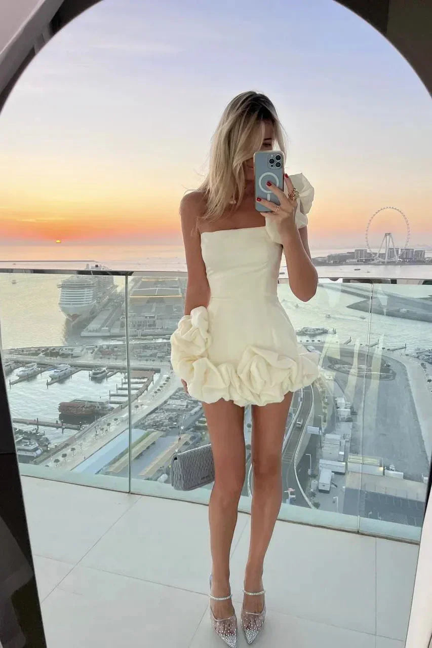 Robe Mini Fleurie pour Femmes Chic 1