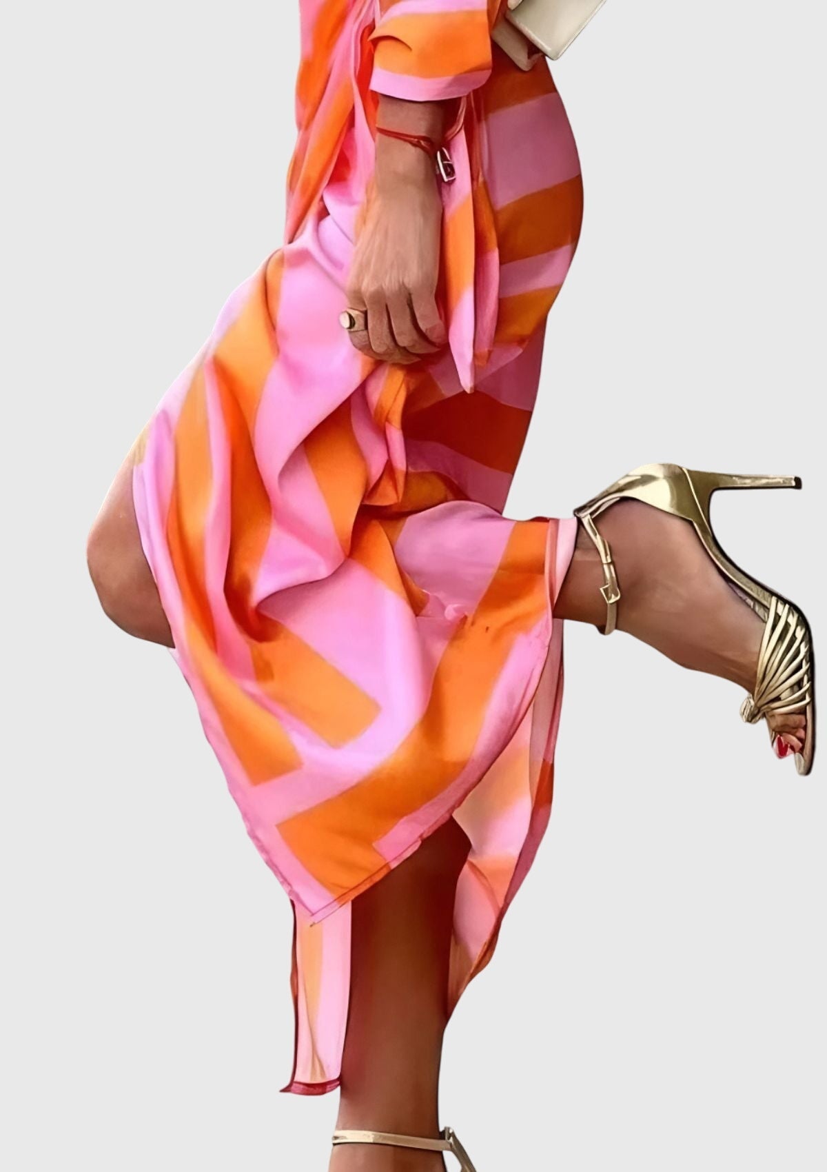 Robe Portefeuille Femme Imprimé Chic 3