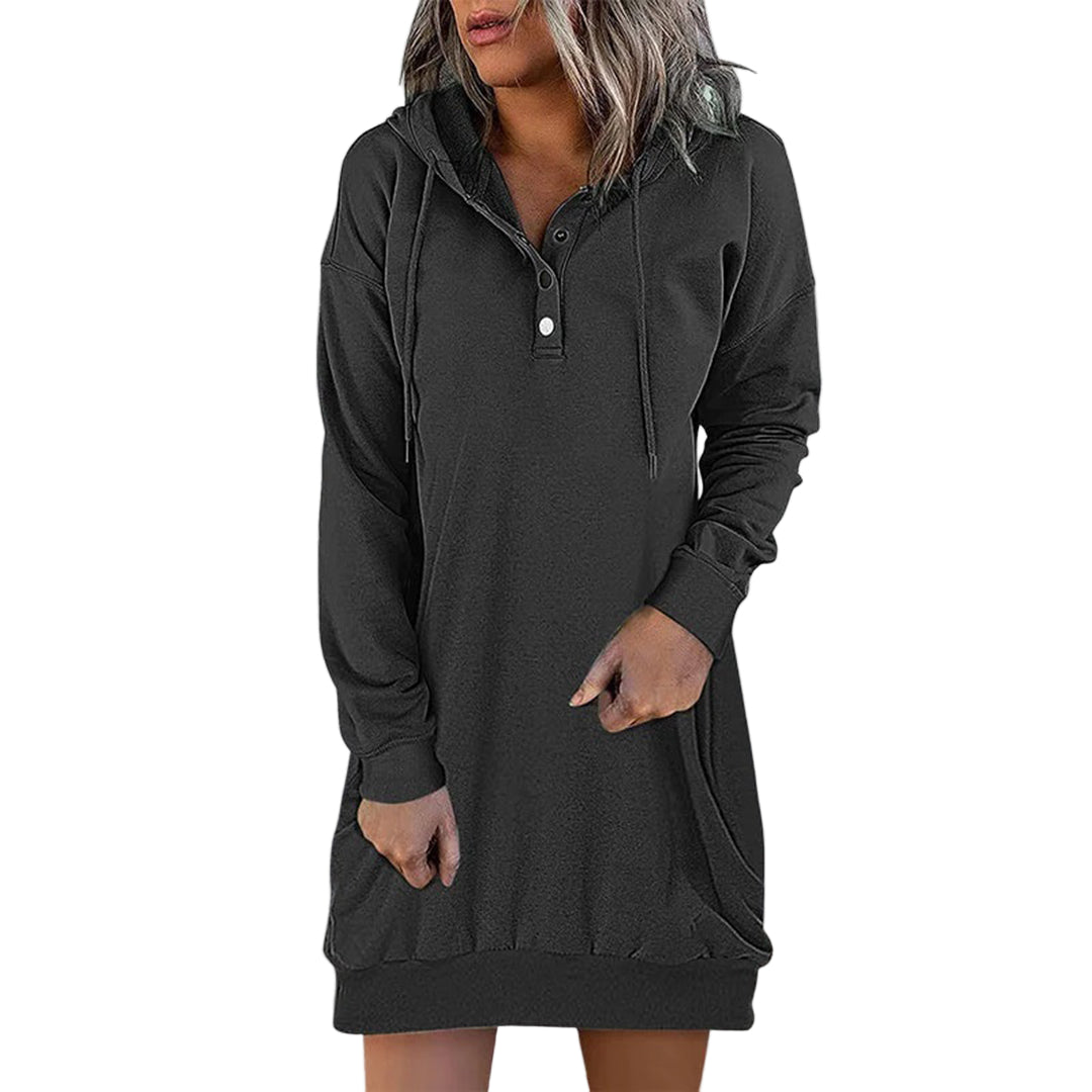 Robe à Capuche Décontractée pour Femmes 0