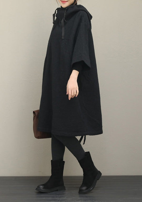 Robe à Capuche Femme Style Décontracté 2