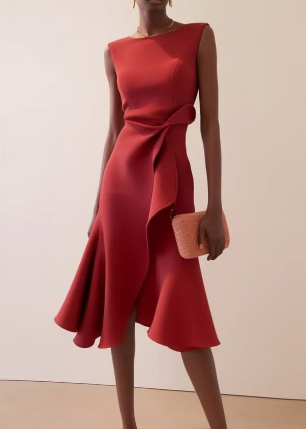 Robe asymétrique sans manches pour femme 2