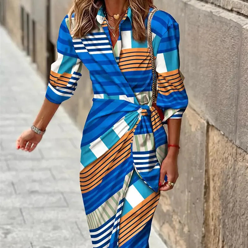 Robe d'Été Femme Élégante en Design Classique 10