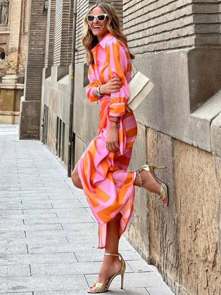 Robe d'Été Femme Élégante en Design Classique 1