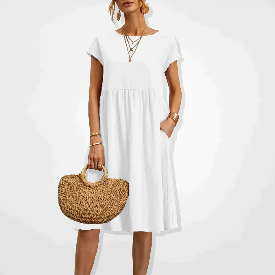 Robe d'été Femme Empire Confortable 10