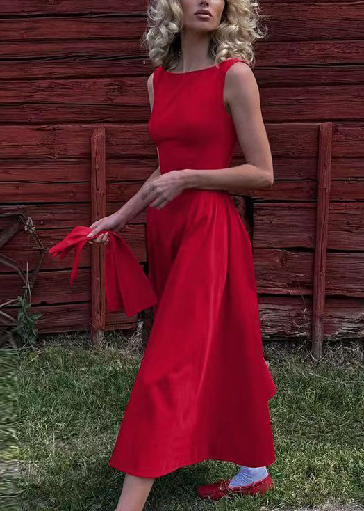Robe de Soirée Dos Nu Sans Manches Chic pour Femme 3