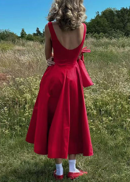 Robe de Soirée Dos Nu Sans Manches Chic pour Femme 4