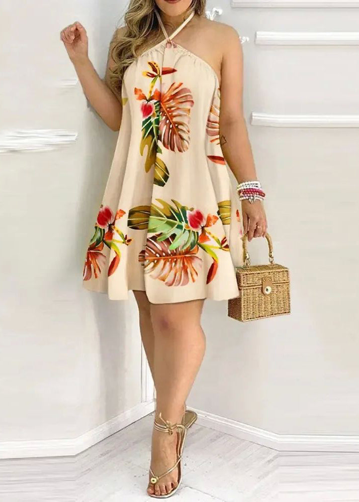 Robe femme style bohème dos nu été 3