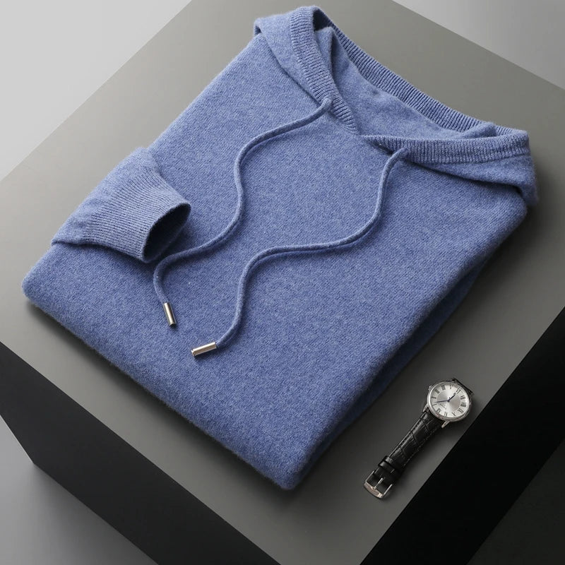 Variant image for Sweat à Capuche Femme Beige Confortable en Mélange de Laine-9