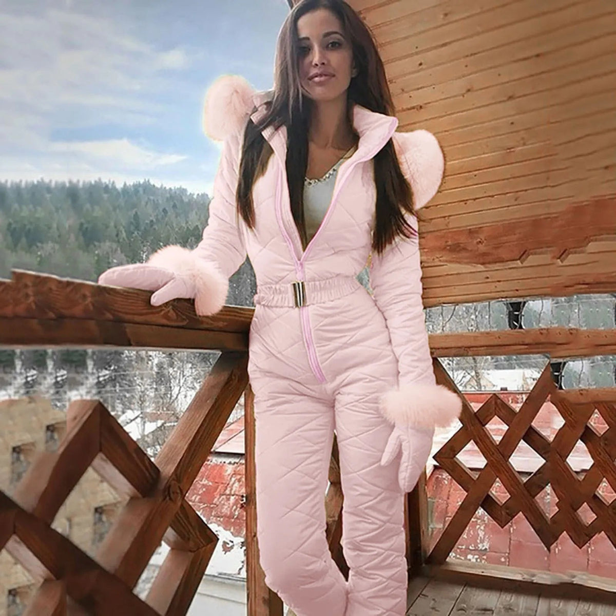Salopette d'hiver pour femmes Chic 4